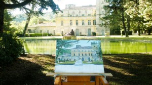 Brinsley Sheridan canvas in situ