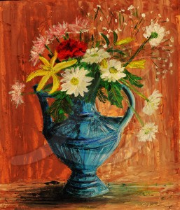 Old Vase with Flowers